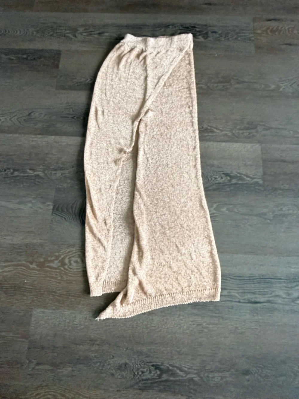 Sheer Keva High-Slit Maxi Skirt - Rose Gold - Picture 3 of 5